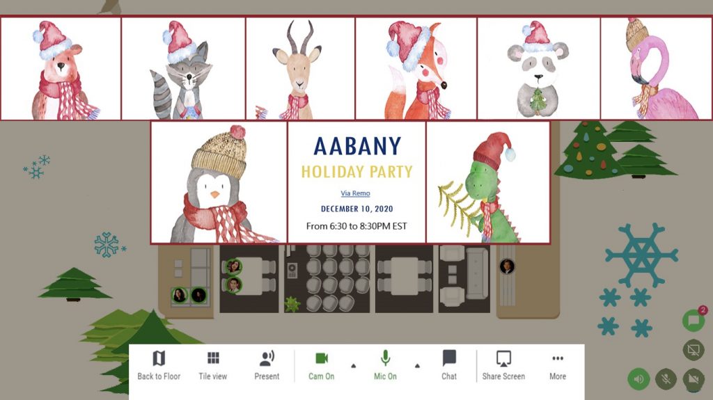 Aabany Hosts 2020 Holiday Party On Remo We Blog Aabany