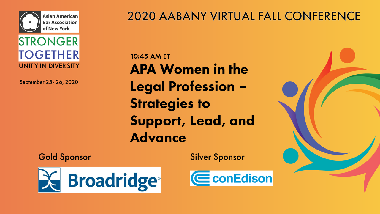 AABANY Fall Conference APA Women in the Legal Profession Panel WE