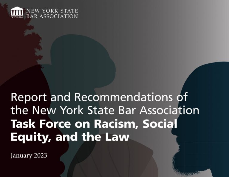 New York State Bar Association Task Force Releases Report On Racism ...